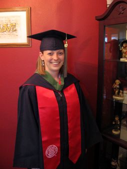 A picture of me before graduation
